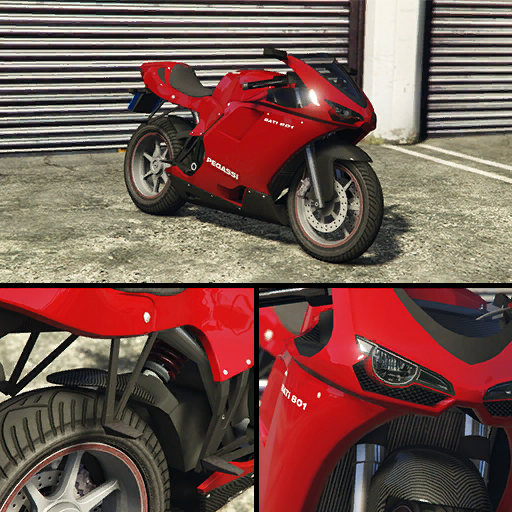 Pegassi Bati 801 GTA 5 - imagens, características e descrição de moto