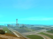 O Aeroporto visto de Verdant Bluffs.
