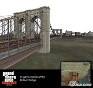 Une modélisation du Broker Bridge dans GTA Chinatown Wars