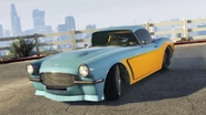 Coquette BlackFin на кинематографическом превью GTA V в Rockstar Games Social Club
