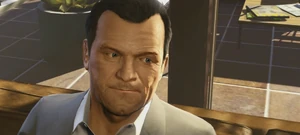 Michael, interrogé sur le comportement de son fils Jimmy, dans la première cinématique de GTA V.