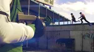 Be My Valentine (2).jpg (157 КБ) Протагонист ведёт огонь с ПП Гузенберга