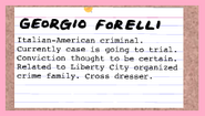 Registro criminal de Giorgio Forelli.