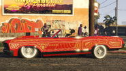 La Buccaneer Custom vue de côté dans GTA Online.