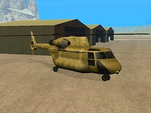 Cargobob GTA San Andreas (vue avant)