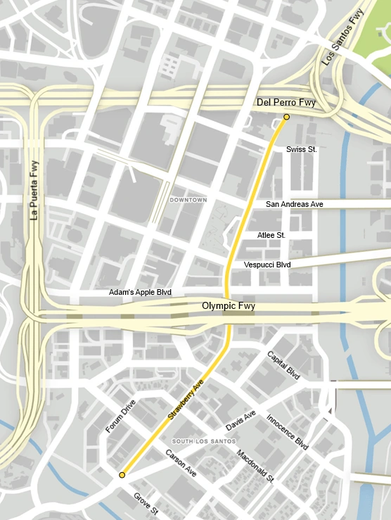 Схемы авеню. GTA 5 Строберри Авеню. Сан андреас Авеню ГТА 5 РП на карте. Дэвис Авеню ГТА 5. Строббери Карсон Авеню ГТА 5.