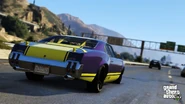 Une Sabre Turbo modifiée à la limite entre la Route 13 et la Route 1 de San Andreas.