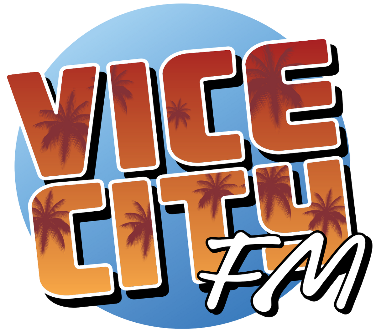 Радио гта вайс сити. Логотип вай Сити. Вайс Сити ФМ. GTA vice City лого. GTA vice City Flash fm logo.