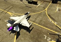 JoBuilt P-996 LAZER GTA 5 - screenshots, descrição e especificações do avião