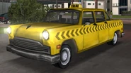 Un Cabbie dans GTA Vice City (vue avant)