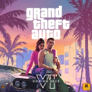 Офіційна ілюстрація для Grand Theft Auto VI у форматі 1:1.