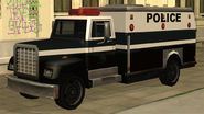 Um carro policial da SAPD-SWAT, o Enforcer em Grand Theft Auto: San Andreas.