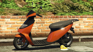 Faggio Sport, спортивная версия Faggio в GTA Online из Обновления «Байкеры»(копия современной версии из GTA IV)