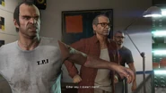Trevor, Ron và Chef trong GTA Online.