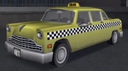 Un Cabbie dans GTA III (vue avant)