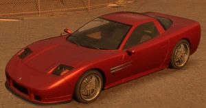 Красная Coquette в Grand Theft Auto IV