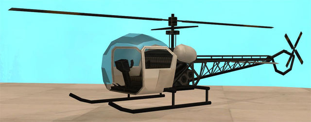 GTA San Andreas - como pegar (e salvar) helicóptero Raindance no