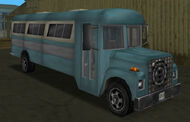 Un Bus dans GTA Vice City (vue avant)