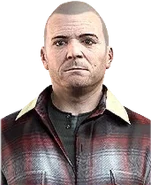 Изображение Майкла в меню выбора персонажа во время миссии «Prologue»