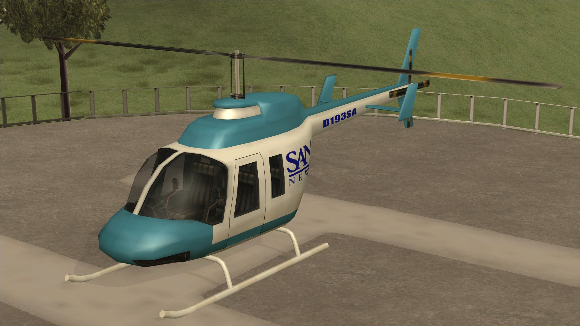 News Chopper - вертолёт в Grand Theft Auto: San Andreas. 