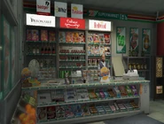 Loja da 24/7 no GTA V, caixa.