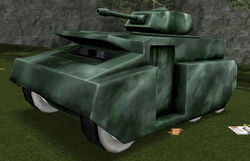 Tanque de guerra Rhino do GTA San Andreas 