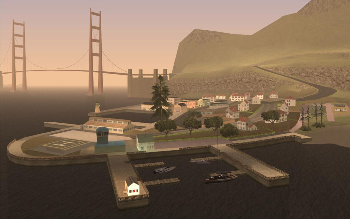 Gta san andreas img. Бэйсайд ГТА Сан андреас. Тиерра Робада Bayside. Тьерра Робада в ГТА Сан андреас. Бейсайд Сан Фиерро.