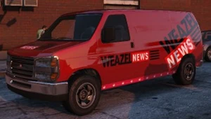 Красный Weazel News Rumpo