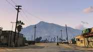 Le mont Chiliad vu depuis Sandy Shores