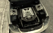 Le moteur d'une Feltzer dans GTA IV