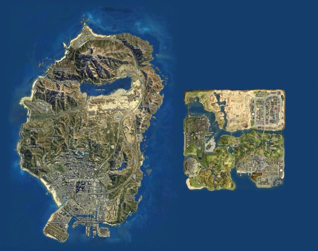 GTA 5 mapas com todos os símbolos