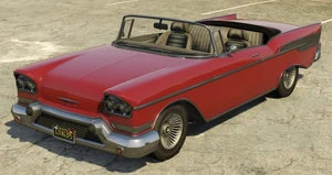 GTA V, кабриолет (вид сзади)