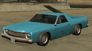 Picador-GTASA-planks-front.jpg (373 КБ) Вариант Picador'а с досками в Grand Theft Auto: San Andreas (вид сзади)