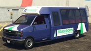 RentalShuttleBusTouchdown-GTAV-front.png (2,11 МБ) Синий шаттл-автобус, используемый Touchdown Car Rentals, убран в рамках обновления «Ограбления» в расширенной версии (вид сзади)