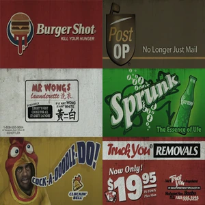 Benson-GTAIV-Livery.png (249 КБ) Раскраски компаний: Burger Shot, Post Op, Mr. Wong's Launderette, Sprunk, Cluckin' Bell, Truck You Removals