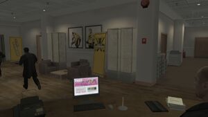Интерьер лобби офиса L.C.R