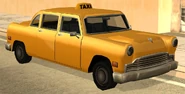 Un Cabbie dans GTA San Andreas (vue avant)