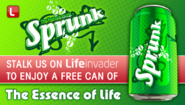 propaganda da Sprunk.