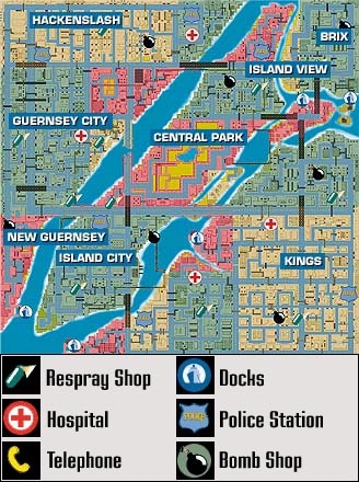 gta 1 map