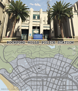 Le commissariat de Rockford Hills à Los Santos.