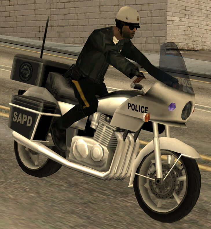 Moto Policia Argentina para GTA San Andreas