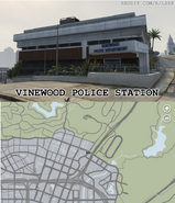 Le commissariat de Vinewood, à Los Santos.