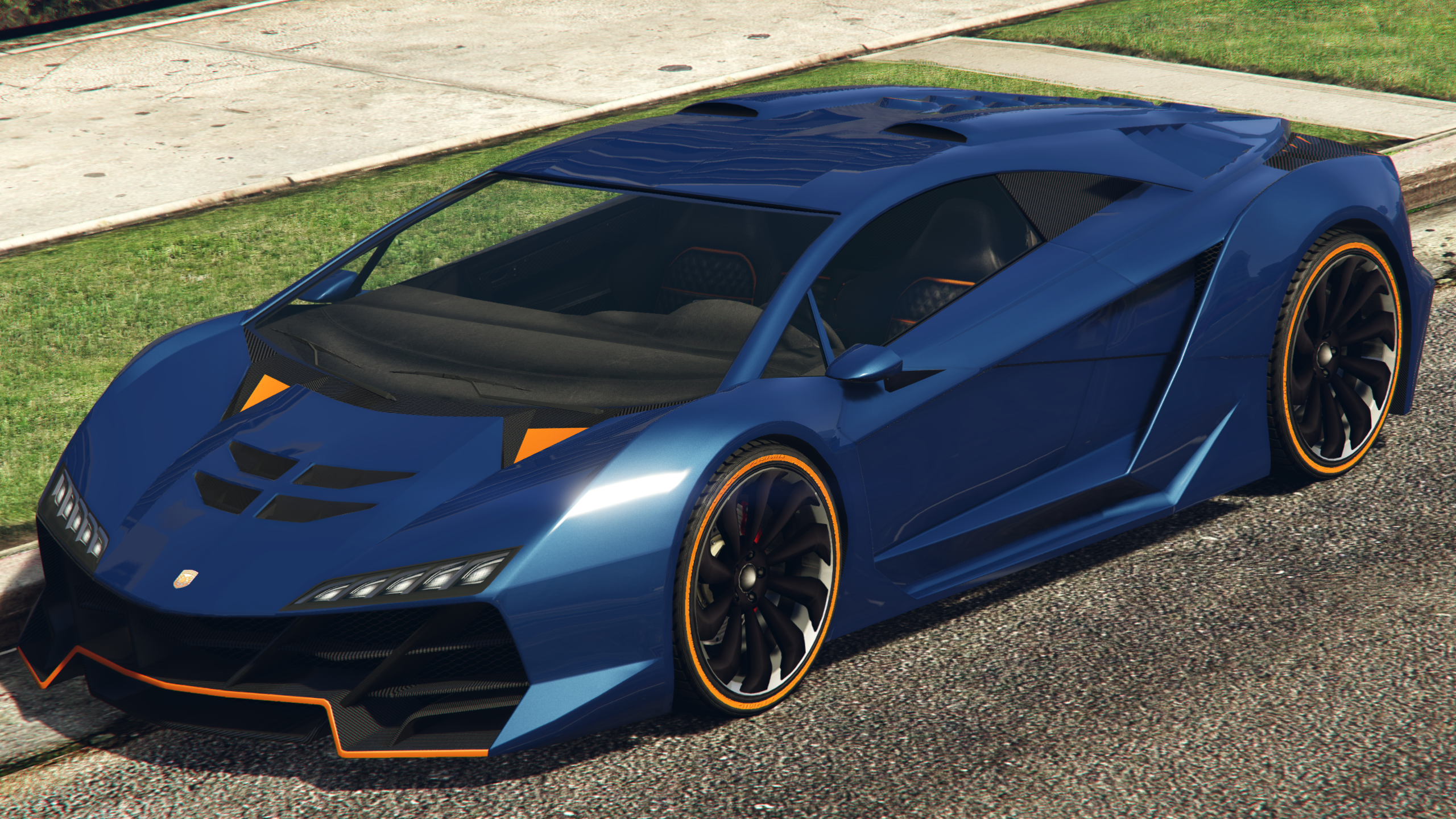 Различные модели экстремальных автомобилей в игре Grand Theft Auto