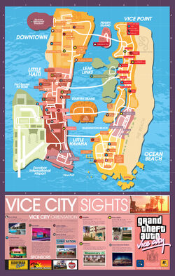 GTA Vice City - mapa das propriedades, para que servem, qual comprar  primeiro