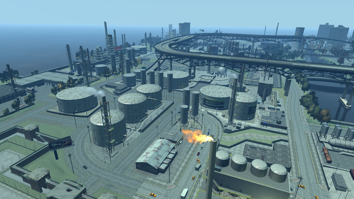 Промзоны в играх. Industrial District Gmod. GTA 4 Alderney.