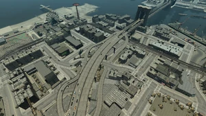 Хоув-Бич с высоты (вид с северо-востока)