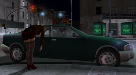 Клод снимает проститутку