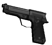 A Pistola do Grand Theft Auto: Vice City Stories. Baseada em uma Beretta Px4 Storm.