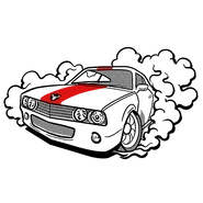 BravadoStylizedTee-GTAO-Graphic.png (71 КБ) Изображение Gauntlet с одной из футболок в Grand Theft Auto Online