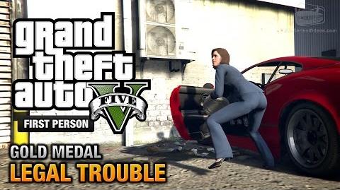 GTA 5 - Mission 66 - Legal Trouble First Person Gold Medal Guide - PS4